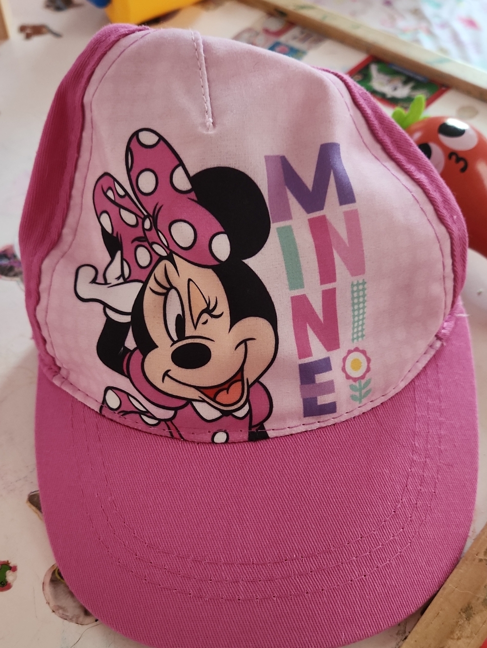 Disney Minnie Mouse Pink and Purple Girls Cap